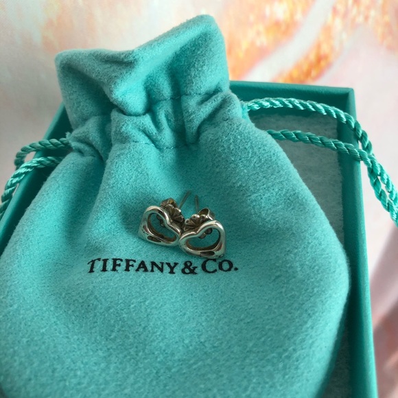 Tiffany & Co. Jewelry - Tiffany & Co. Elsa Peretti Open Heart Earrings